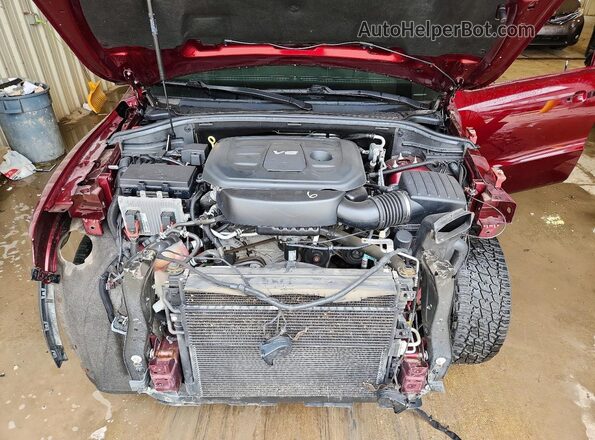 1C4RDJAG5HC783386 2024 DODGE DURANGO Red Widok komory silnika