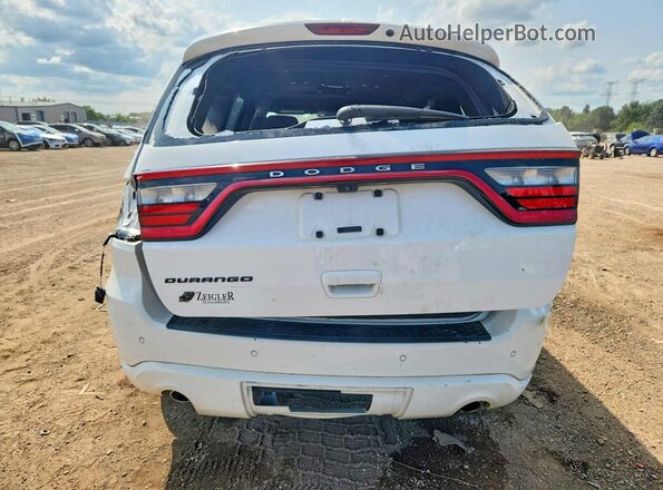 1C4RDJAG6JC490313 2018 DODGE DURANGO White Հետևի տեսք