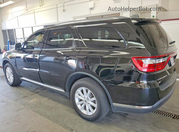 1C4RDJAG7KC734228 2019 DODGE DURANGO Black Trasero izquierdo