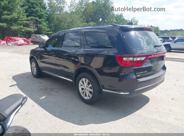 1C4RDJAG8KC769974 2019 DODGE DURANGO Black Հետևի ձախ