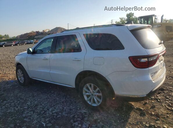 1C4RDJAG9LC124798 2020 DODGE DURANGO Белый Задняя левая четверть