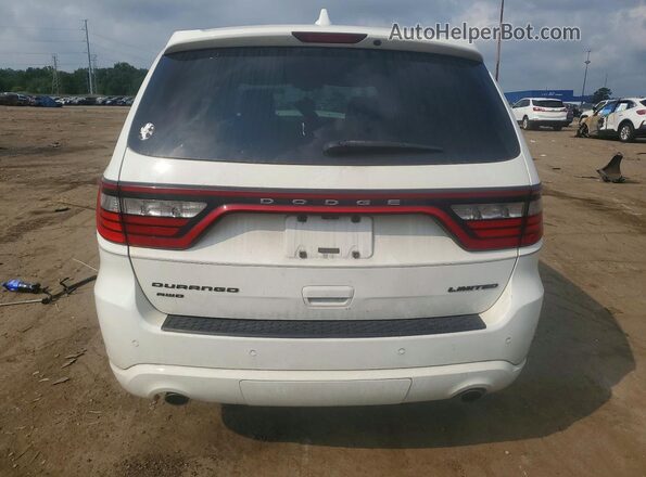 1C4RDJDG0GC485841 2016 DODGE DURANGO Белый Вид сзади