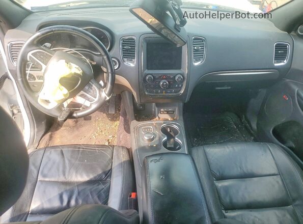 1C4RDJDG0GC485841 2016 DODGE DURANGO Белый Вид панели приборов