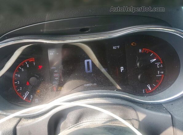 1C4RDJDG0GC485841 2016 DODGE DURANGO Белый Вид щитка приборов