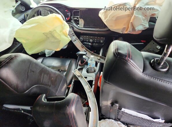 1C4RDJDG2PC629230 2023 DODGE DURANGO White Вид панелі приладів