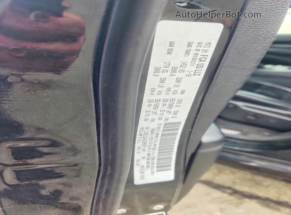1C4RDJDG4JC305073 2018 DODGE DURANGO Black VIN կոդի պիտակի տեսք