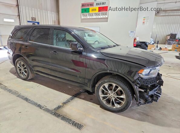 1C4RDJDG4KC683797 2019 DODGE DURANGO Black Przód prawy