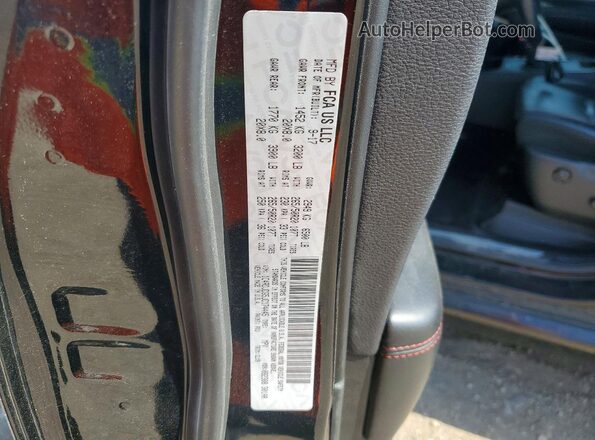 1C4RDJDG5JC174445 2018 DODGE DURANGO Black Widok naklejki z numerem VIN