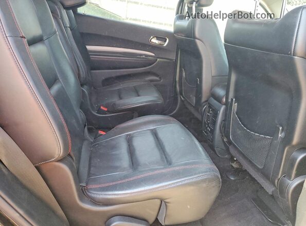 1C4RDJDG5JC174445 2018 DODGE DURANGO Black Widok wnętrza z tyłu