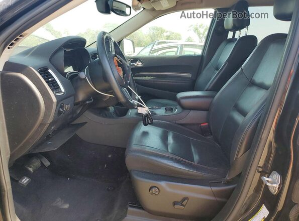 1C4RDJDG5JC174445 2018 DODGE DURANGO Black Widok wnętrza z przodu