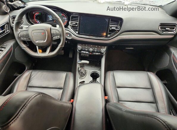 1C4RDJDG5RC143112 2024 DODGE DURANGO Black Widok deski rozdzielczej