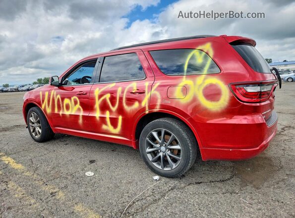 1C4RDJDG6JC187463 2018 DODGE DURANGO Red Tył lewy
