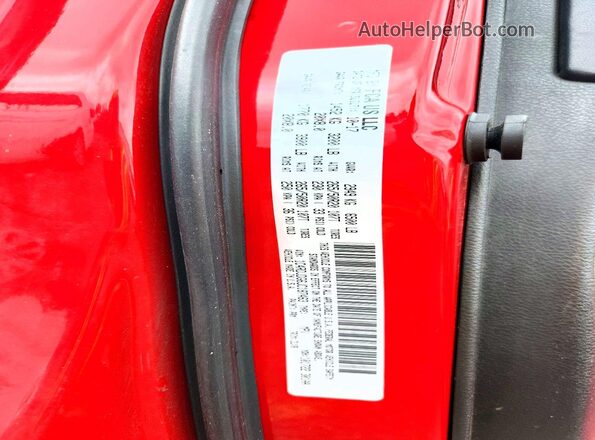 1C4RDJDG6JC187463 2018 DODGE DURANGO Red Widok naklejki z numerem VIN