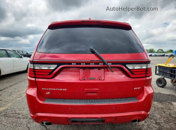 1C4RDJDG6JC187463 2018 DODGE DURANGO Red Widok z tyłu