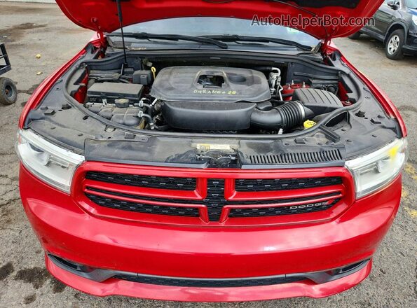 1C4RDJDG6JC187463 2018 DODGE DURANGO Red Widok komory silnika