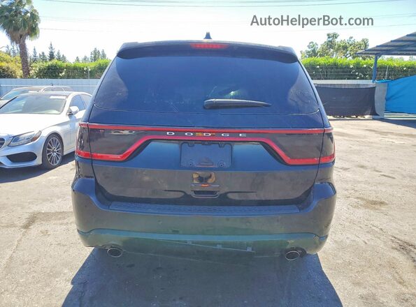1C4RDJDG6KC744714 2019 DODGE DURANGO Black Rear view