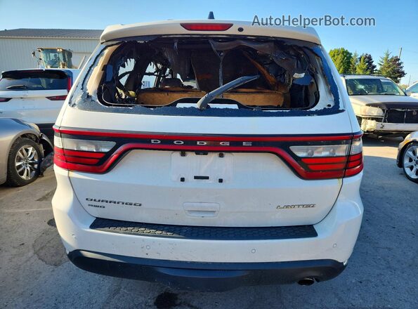 1C4RDJDG7GC440315 2016 DODGE DURANGO White Widok z tyłu