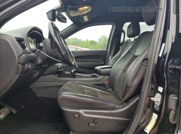 1C4RDJDG8MC643452 2021 DODGE DURANGO Black Front interior view