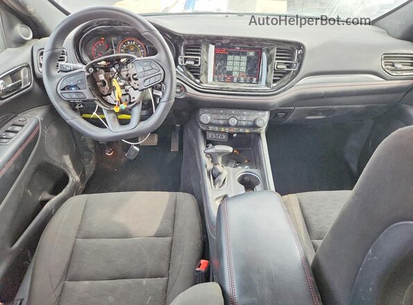 1C4RDJDG9RC192944 2024 DODGE DURANGO Black წინა პანელის ხედი