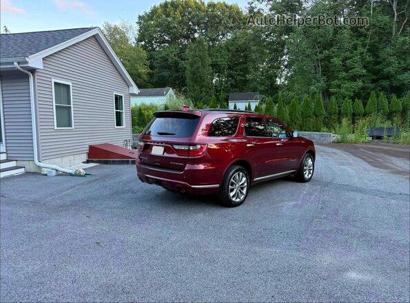 1C4RDJEG7MC764696 2021 DODGE DURANGO Burgundy Delantero derecho