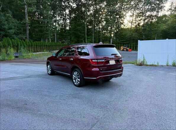 1C4RDJEG7MC764696 2021 DODGE DURANGO Burgundy Trasero derecho
