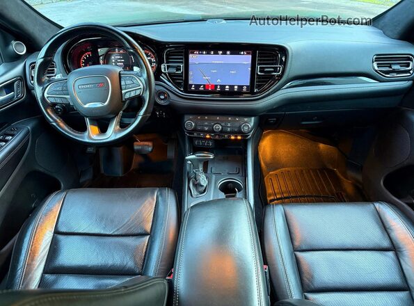 1C4RDJEG7MC764696 2021 DODGE DURANGO Burgundy Vista del cuadro de instrumentos