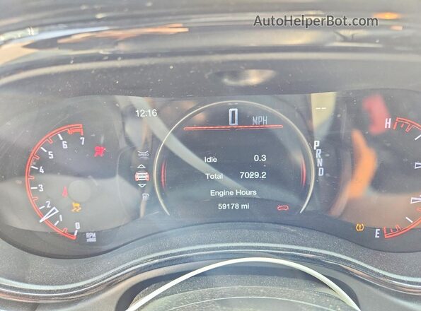 1C4RDJFG3PC573988 2023 DODGE DURANGO White Widok zestawu wskaźników