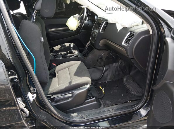 1C4RDJFG4LC442238 2020 DODGE DURANGO Black Front interior view