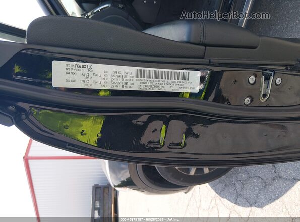 1C4RDJFG5LC308306 2020 DODGE DURANGO Black Вид підкапотного простору