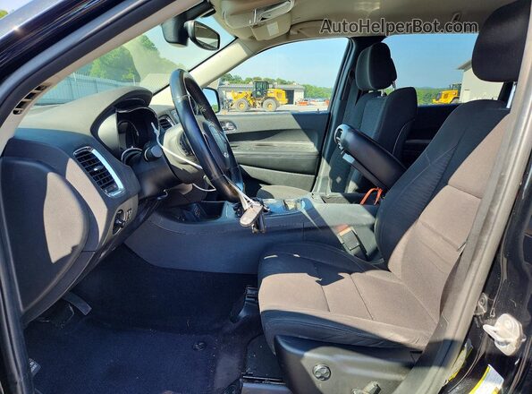 1C4RDJFG6JC243205 2018 DODGE DURANGO Black Front interior view
