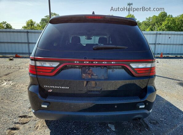 1C4RDJFG6JC243205 2018 DODGE DURANGO Black Rear view