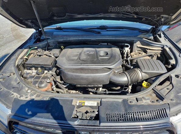1C4RDJFG6JC243205 2018 DODGE DURANGO Black Engine compartment view