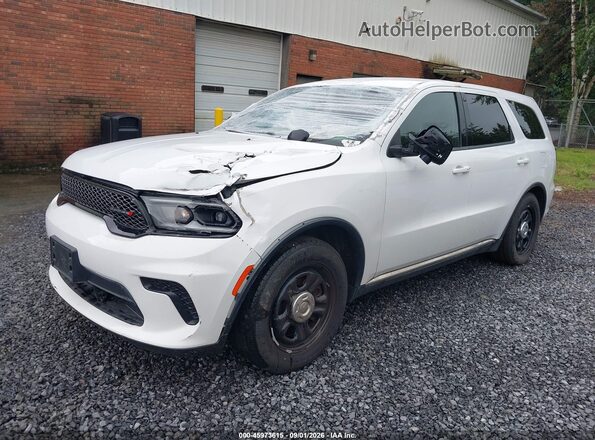 1C4RDJFGXRC159285 2024 DODGE DURANGO White Առջևի ձախ երեք քառորդ տեսարան