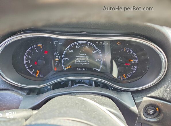 1C4RJEAG6JC480042 2018 JEEP GRAND Black Սարքավորումների վահանակի տեսք