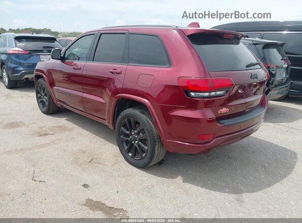 1C4RJEAG8HC826828 2017 JEEP GRAND CHEROKEE Red Задня ліва чверть