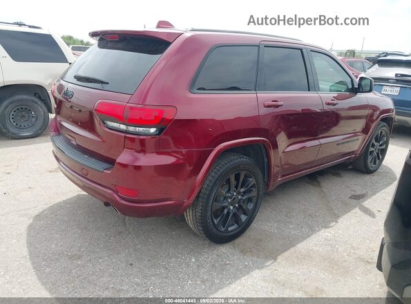 1C4RJEAG8HC826828 2017 JEEP GRAND CHEROKEE Red Задня права чверть