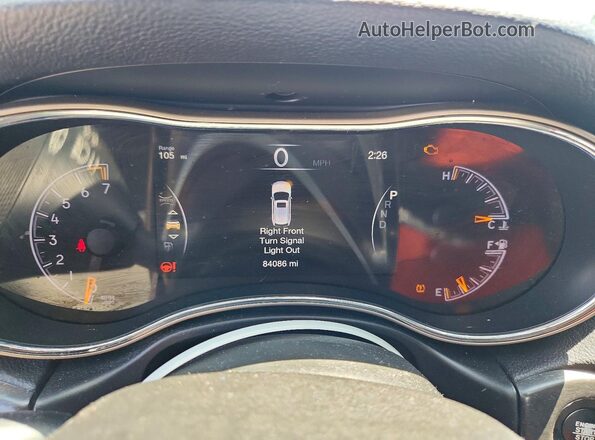 1C4RJEAG9HC950221 2017 JEEP GRAND Black Widok zestawu wskaźników