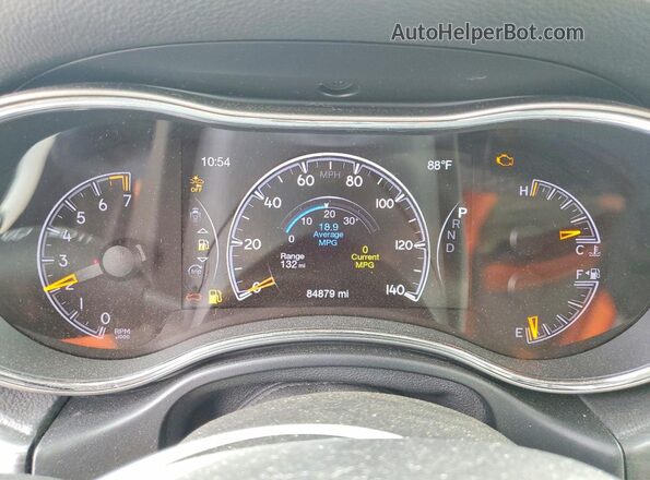 1C4RJEBG2KC584463 2019 JEEP GRAND Gray Instrument cluster view