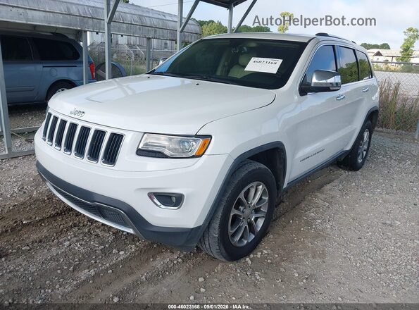 1C4RJEBG4GC482492 2016 JEEP GRAND CHEROKEE Белый Передняя левая четверть