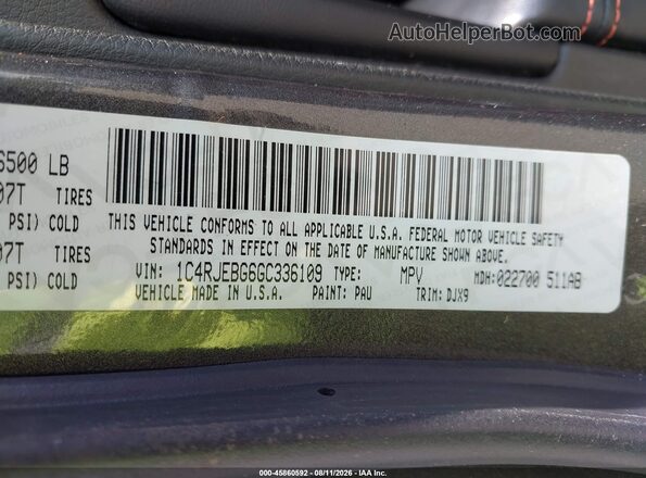 1C4RJEBG6GC336109 2016 JEEP GRAND CHEROKEE Gray Widok komory silnika