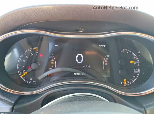 1C4RJEBG8KC737654 2019 JEEP GRAND Black Вид щитка приладів