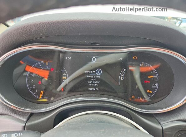 1C4RJEBG9LC328869 2020 JEEP GRAND White ხელსაწყოთა პანელის ხედი