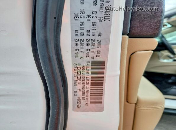 1C4RJEBG9LC328869 2020 JEEP GRAND White VIN კოდის სტიკერის ხედი