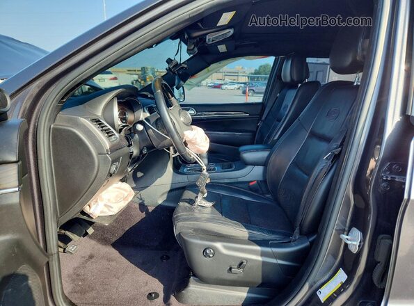 1C4RJECG1JC212495 2018 JEEP GRAND Серый Вид салона спереди