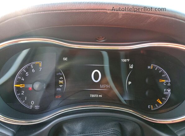 1C4RJECG7JC327277 2018 JEEP GRAND Black Սարքավորումների վահանակի տեսք