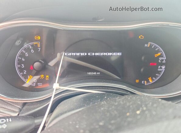 1C4RJECG9GC382483 2016 JEEP GRAND White Սարքավորումների վահանակի տեսք