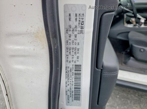 1C4RJFAG0GC350174 2016 JEEP GRAND White Vista de la etiqueta del VIN