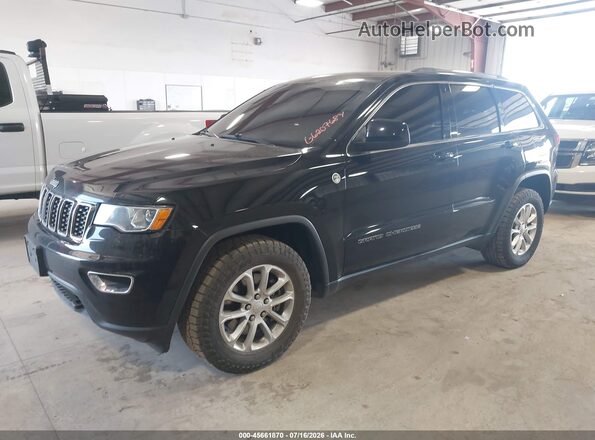 1C4RJFAG2MC699459 2021 JEEP GRAND CHEROKEE Black Առջևի ձախ երեք քառորդ տեսարան