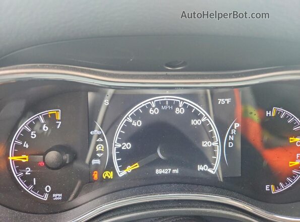 1C4RJFAG2MC703221 2021 JEEP GRAND Gray ხელსაწყოთა პანელის ხედი
