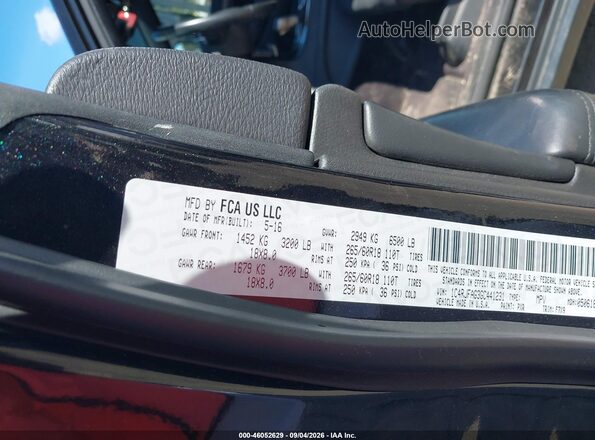 1C4RJFAG3GC441231 2016 JEEP GRAND CHEROKEE Black Widok komory silnika
